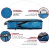 imageBAGAIL 3 Set Ultralight Compression Packing Cubes Expandable Travel Packing Organizers Blue2MS