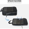 imageBAGAIL 4 Set6 Set Ultralight Compression Packing Cubes Packing Organizer for Travel Accessories Luggage Suitcase Backpack70D 4Set Mesh Black