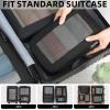 imageBAGAIL 4 Set6 Set8 Set Compression Packing Cubes Travel Accessories Expandable Packing Organizers Square Mesh 06Black05Black