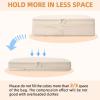 imageBAGAIL 4 Set6 Set8 Set Compression Packing Cubes Travel Accessories Expandable Packing Organizers Square Mesh 06Black06Beige