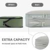 imageBAGAIL 4 Set6 Set8 Set Compression Packing Cubes Travel Accessories Expandable Packing Organizers Square Mesh 06Black06Grey