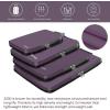 imageBAGAIL 4 Set6 Set8 Set Compression Packing Cubes Travel Accessories Expandable Packing Organizers Square Mesh 06Black4Dark Greyish