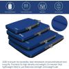 imageBAGAIL 4 Set6 Set8 Set Compression Packing Cubes Travel Accessories Expandable Packing Organizers Square Mesh 06Black4Navy