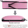 imageBAGAIL 4 Set6 Set8 Set Compression Packing Cubes Travel Accessories Expandable Packing Organizers Square Mesh 06Black4Pink