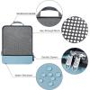 imageBAGAIL 4 Set6 Set8 Set Compression Packing Cubes Travel Accessories Expandable Packing Organizers Square Mesh 06Black6Dusty Blue