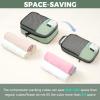 imageBAGAIL 4 Set6 Set8 Set Compression Packing Cubes Travel Accessories Expandable Packing Organizers Square Mesh 06Black8Matcha Green