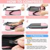 imageBAGAIL 4 Set6 Set8 Set Compression Packing Cubes Travel Accessories Expandable Packing Organizers Square Mesh 06Black8Pink