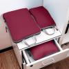 imageBAGAIL 5 Set Ultralight Compression Packing Cubes Travel Accessories Expandable Packing OrganizersBurgundyBurgundy