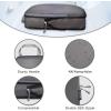 imageBAGAIL 5 Set Ultralight Compression Packing Cubes Travel Accessories Expandable Packing OrganizersBurgundyGrey