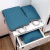 imageBAGAIL 5 Set Ultralight Compression Packing Cubes Travel Accessories Expandable Packing OrganizersBurgundyTeal