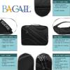 imageBAGAIL 6 Set Packing CubesTravel Luggage Packing OrganizersAllBLACK