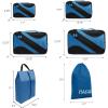 imageBAGAIL 6 Set Packing CubesTravel Luggage Packing OrganizersDark Blue