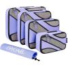 imageBAGAIL 6 Set Packing CubesTravel Luggage Packing OrganizersLavender
