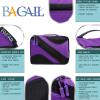 imageBAGAIL 6 Set Packing CubesTravel Luggage Packing OrganizersPurple