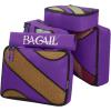 imageBAGAIL 6 Set Packing CubesTravel Luggage Packing OrganizersPurple