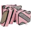 imageBAGAIL 6 Set Packing CubesTravel Luggage Packing OrganizersThe Bright Pink