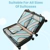 imageBAGAIL 6 Set Packing CubesTravel Luggage Packing OrganizersThe Dusty Blue