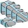 imageBAGAIL 6 Set Packing CubesTravel Luggage Packing OrganizersThe Dusty Blue