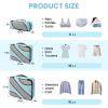 imageBAGAIL 6 Set Packing CubesTravel Luggage Packing OrganizersThe Dusty Blue