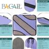 imageBAGAIL 6 Set Packing CubesTravel Luggage Packing OrganizersThe Lavender