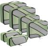 imageBAGAIL 6 Set Packing CubesTravel Luggage Packing OrganizersThe Matcha Green