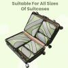 imageBAGAIL 6 Set Packing CubesTravel Luggage Packing OrganizersThe Matcha Green