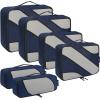 imageBAGAIL 6 Set Packing CubesTravel Luggage Packing OrganizersThe Navy