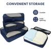 imageBAGAIL 6 Set Packing CubesTravel Luggage Packing OrganizersThe Navy