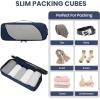 imageBAGAIL 6 Set Packing CubesTravel Luggage Packing OrganizersThe Navy