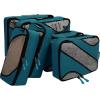 imageBAGAIL 6 Set Packing CubesTravel Luggage Packing OrganizersThe Teal