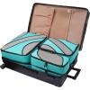 imageBAGAIL 6 Set Packing CubesTravel Luggage Packing OrganizersThe Turquoise