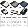 imageBAGAIL 6 Set Ultralight Compression Packing Cubes Packing Organizer for Travel Accessories Luggage Suitcase Backpack06Black