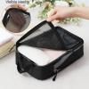 imageBAGAIL 6 Set Ultralight Compression Packing Cubes Packing Organizer for Travel Accessories Luggage Suitcase Backpack06Black