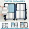 imageBAGAIL 6 Set Ultralight Compression Packing Cubes Packing Organizer for Travel Accessories Luggage Suitcase Backpack06Dusty Blue