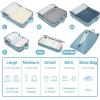 imageBAGAIL 6 Set Ultralight Compression Packing Cubes Packing Organizer for Travel Accessories Luggage Suitcase Backpack06Dusty Blue