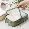 imageBAGAIL 6 Set Ultralight Compression Packing Cubes Packing Organizer for Travel Accessories Luggage Suitcase Backpack06Matcha Green