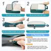 imageBAGAIL 6 Set Ultralight Compression Packing Cubes Packing Organizer for Travel Accessories Luggage Suitcase Backpack06Teal