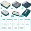 imageBAGAIL 6 Set Ultralight Compression Packing Cubes Packing Organizer for Travel Accessories Luggage Suitcase Backpack06Teal