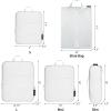 imageBAGAIL 6 Set Ultralight Compression Packing Cubes Packing Organizer for Travel Accessories Luggage Suitcase Backpack06White