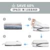 imageBAGAIL 6 Set Ultralight Compression Packing Cubes Packing Organizer for Travel Accessories Luggage Suitcase Backpack06White