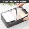imageBAGAIL 6 Set Ultralight Compression Packing Cubes Packing Organizer for Travel Accessories Luggage Suitcase Backpack6Dark Grey