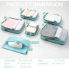 imageBAGAIL 6 Set Ultralight Compression Packing Cubes Packing Organizer for Travel Accessories Luggage Suitcase Backpack6Dusty Blue