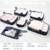 imageBAGAIL 6 Set Ultralight Compression Packing Cubes Packing Organizer for Travel Accessories Luggage Suitcase Backpack6Navy