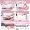 imageBAGAIL 6 Set Ultralight Compression Packing Cubes Packing Organizer for Travel Accessories Luggage Suitcase Backpack6Pink