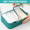 imageBAGAIL 6 Set Ultralight Compression Packing Cubes Packing Organizer for Travel Accessories Luggage Suitcase Backpack6Teal
