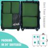 imageBAGAIL 6 Set Ultralight Compression Packing Cubes Packing Organizer for Travel Accessories Luggage Suitcase BackpackArmy Green