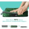 imageBAGAIL 6 Set Ultralight Compression Packing Cubes Packing Organizer for Travel Accessories Luggage Suitcase BackpackArmy Green