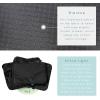 imageBAGAIL 6 Set Ultralight Compression Packing Cubes Packing Organizer for Travel Accessories Luggage Suitcase BackpackBlack