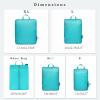 imageBAGAIL 6 Set Ultralight Compression Packing Cubes Packing Organizer for Travel Accessories Luggage Suitcase BackpackBlue
