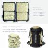 imageBAGAIL 6 Set Ultralight Compression Packing Cubes Packing Organizer for Travel Accessories Luggage Suitcase BackpackGreen Flower